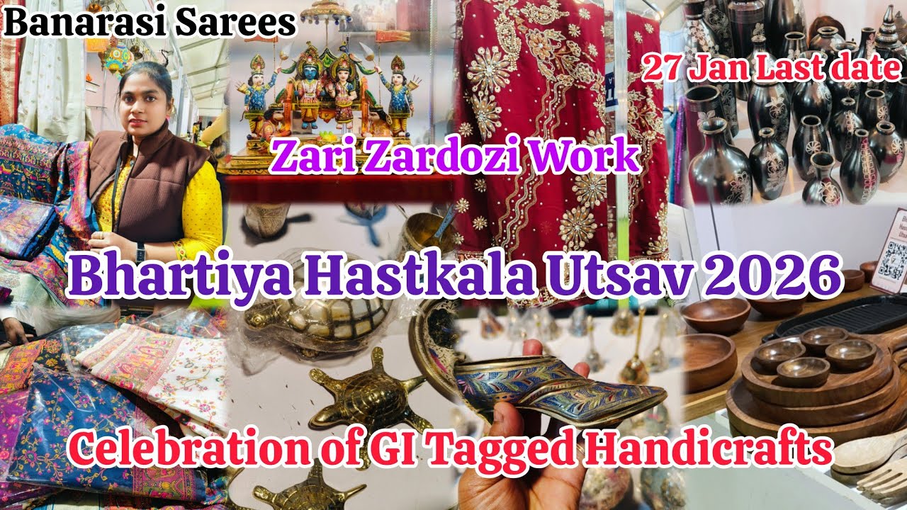 Bhartiya Hastkala Utsav 2026|Celebration of GI Tagged Handicrafts|Indira Gandhi Pratishthan #lucknow