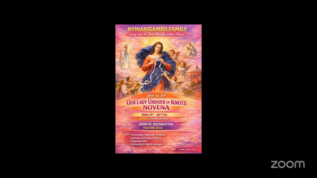 Evening Devotion - Chain Rosary & Mary Undoer of Knots Novena -Day 8