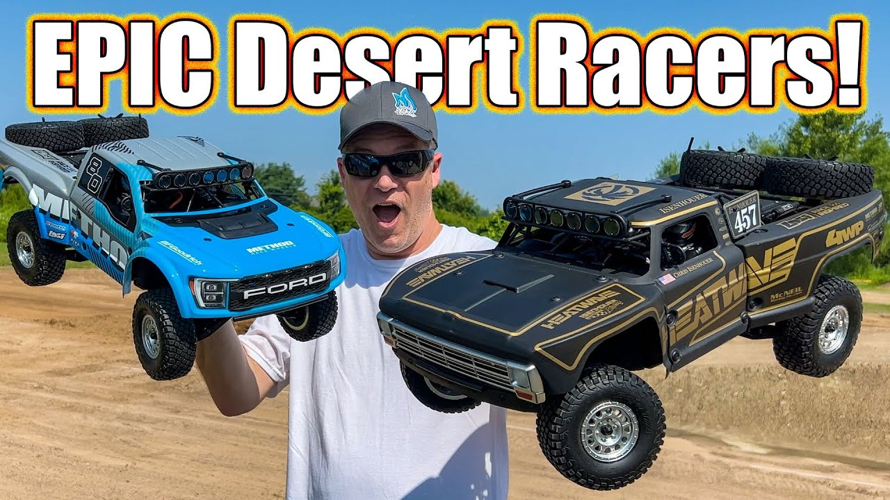 NEW Ultimate RC Desert Trucks! Losi Baja Rey 2.0 Raptor & Ford F-100