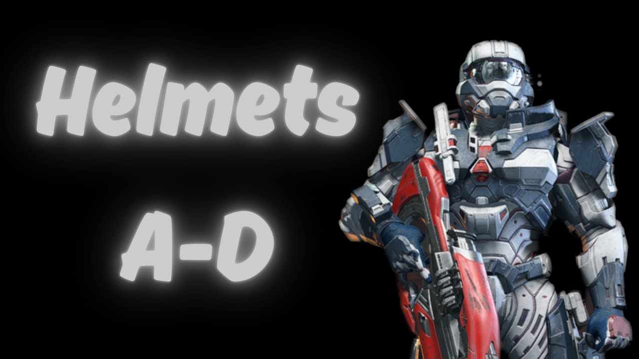 All 155 Helmets Showcase Halo Infinite - Part 1 (A-D)(Re-uploaded)