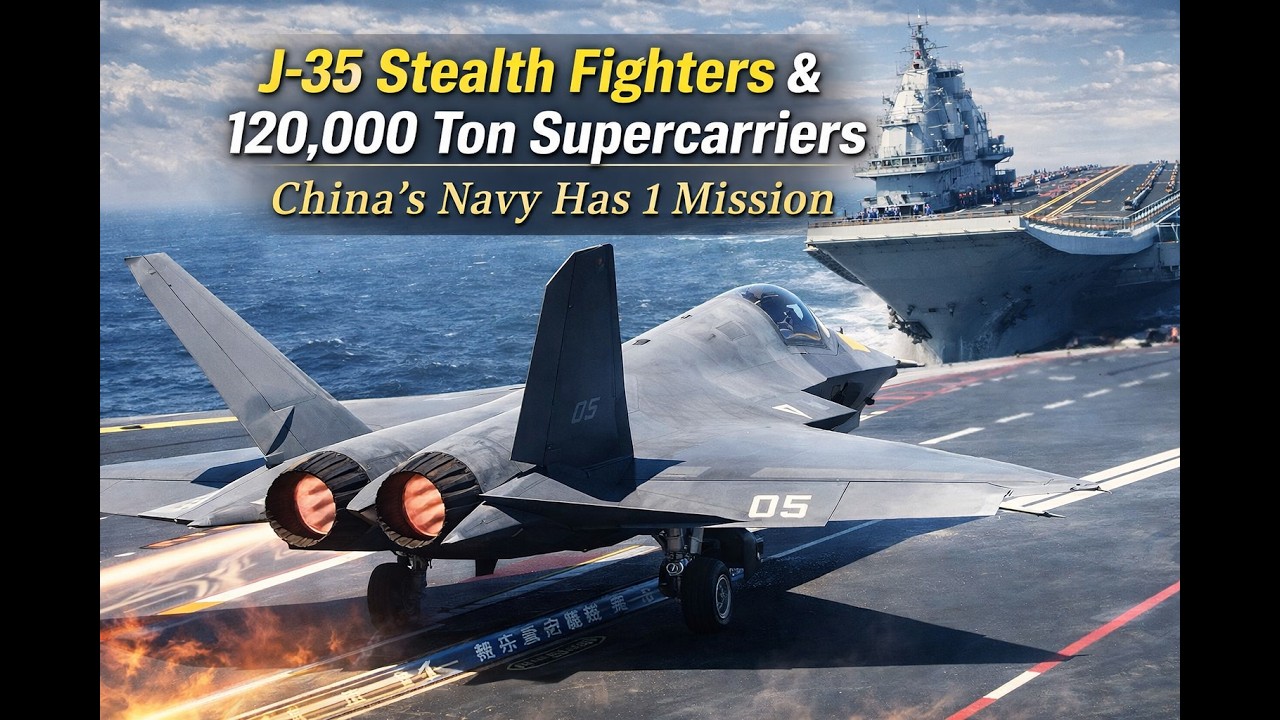China’s J-35 and Giant Supercarriers Are Changing Naval Power