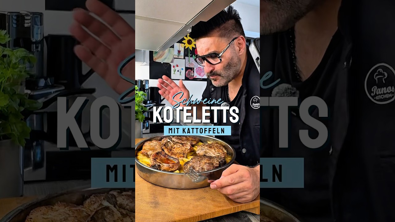 Saftige Koteletts mit Ofenkartoffeln &ndash; Einfach & Lecker wie in Griechenland 🇬🇷