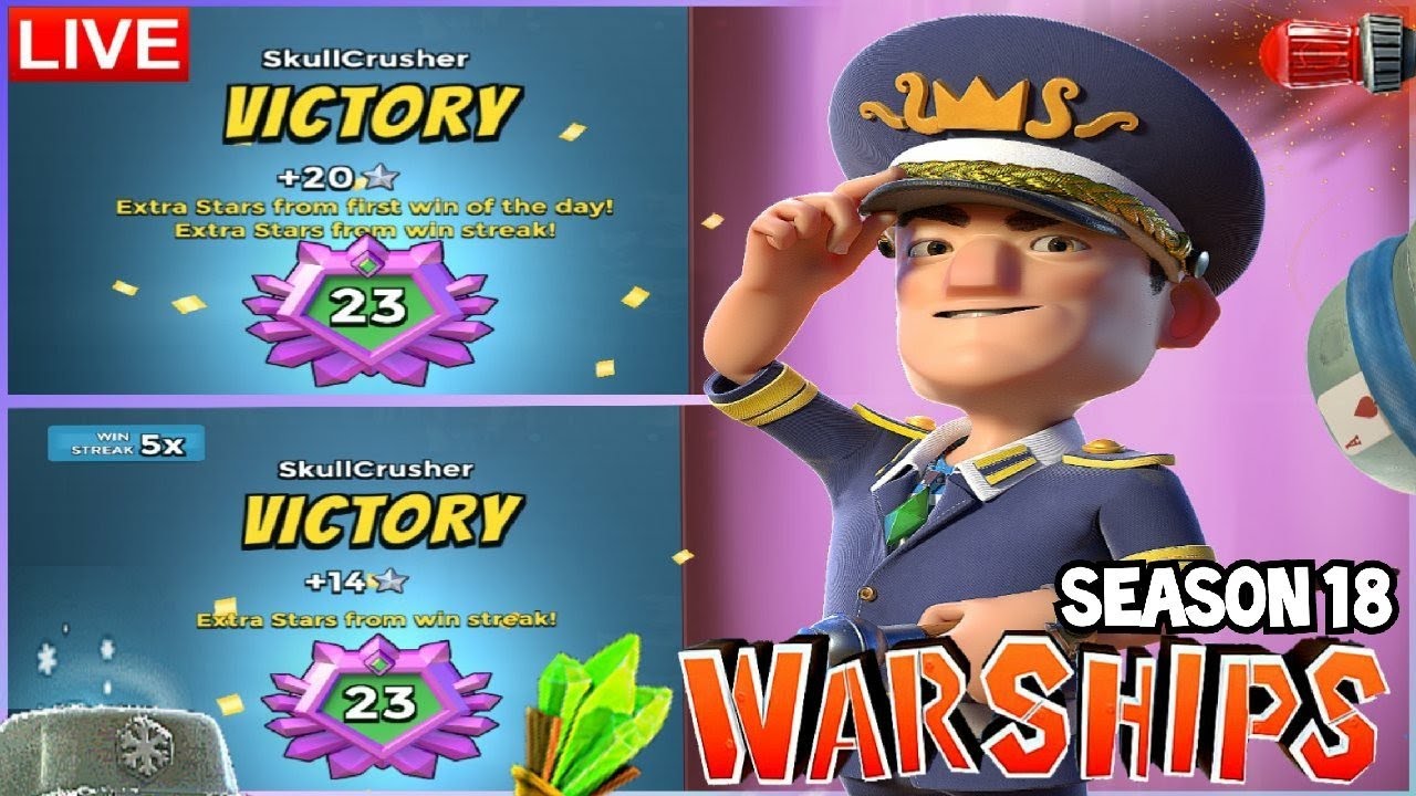 Boom Beach Warships Season 18 | 6 ER, TD, [Rank 23] Let's Push!