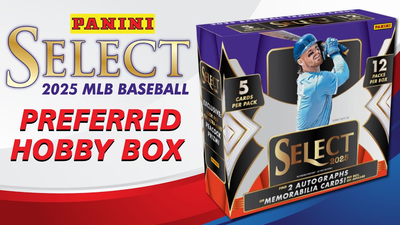 INSANE HITS! ⚾🔥HUGE GOLD AUTO /10🔥⚾ 2025 SELECT BASEBALL PREFERRED HOBBY BOX FROM WALMART