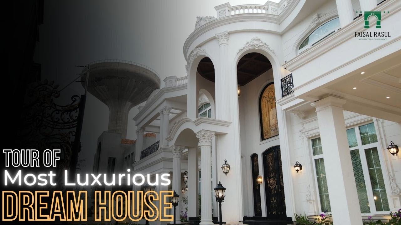 The Most Luxurious Full Furnished House Tour | 2 kanal Spanish Design House In DHA Lahore.