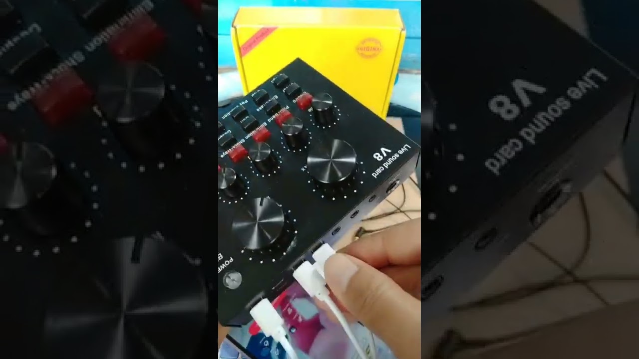 TUTORIAL CARA PAKAI SOUND CARD V8#SOUNDCARDV8#amaris2903