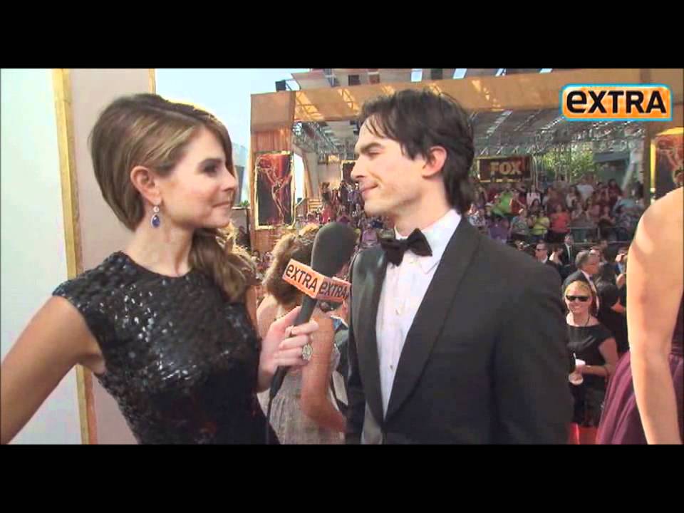 Ian Somerhalder & Nina Dobrev on Extra