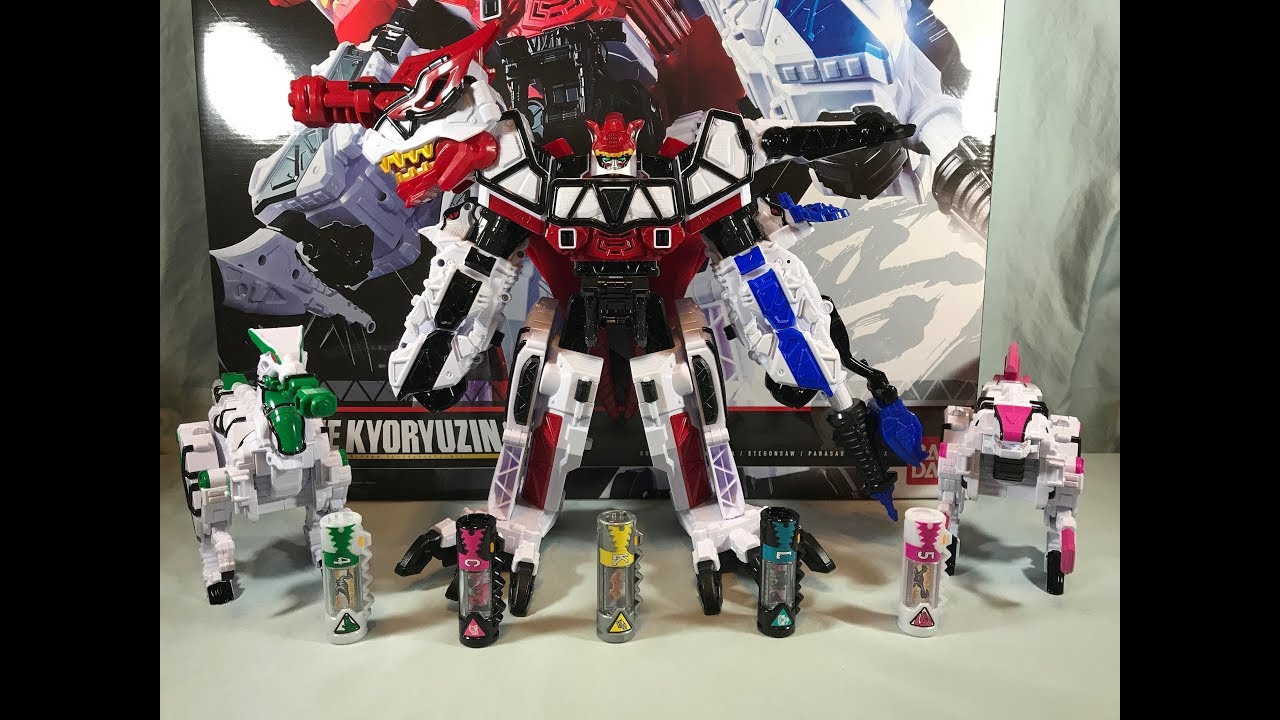 Zyuden Sentai Kyoryuger Brave Premium Bandai Brave Kyoryuzin Set Review
