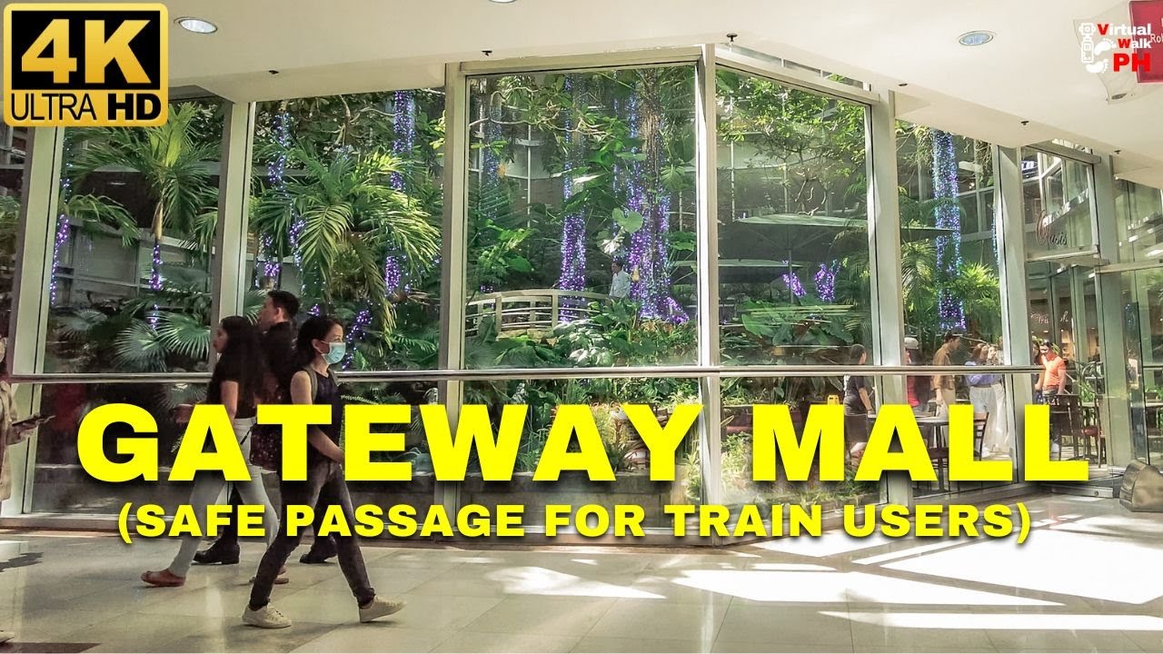 [4K] Connecting MRT3 & LRT2 | Gateway Mall Walking Tour 2023 | Araneta City Cubao