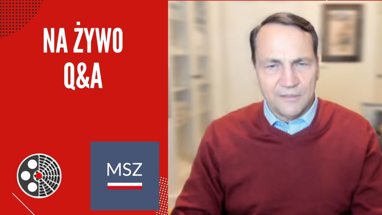 [MSZ]: R. Sikorski - NA ŻYWO - Q&A