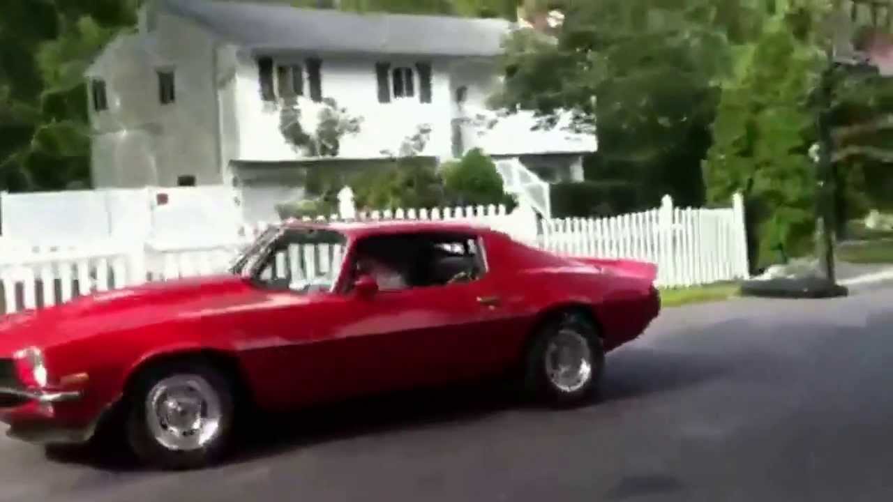Awesome 1972 ss camaro burnout
