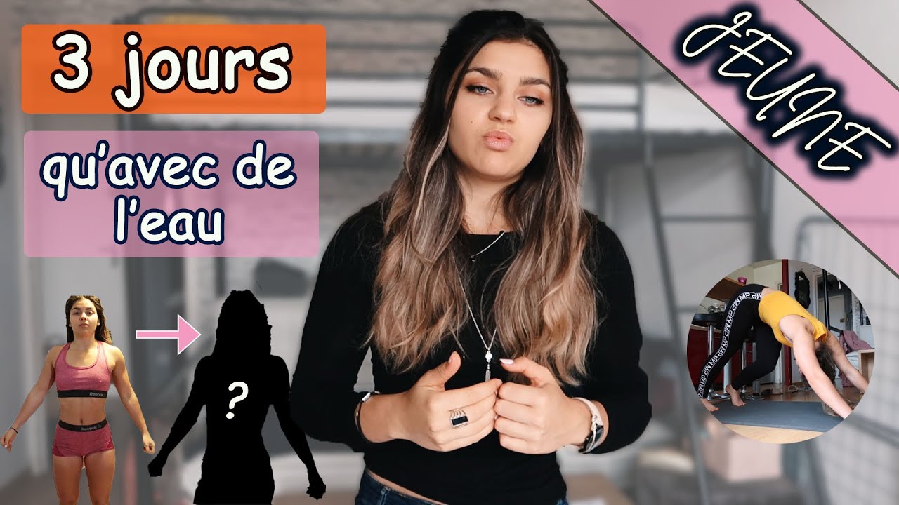😱 Je ne mange plus pendant 3 jours / JE&Ucirc;NE HYDRIQUE