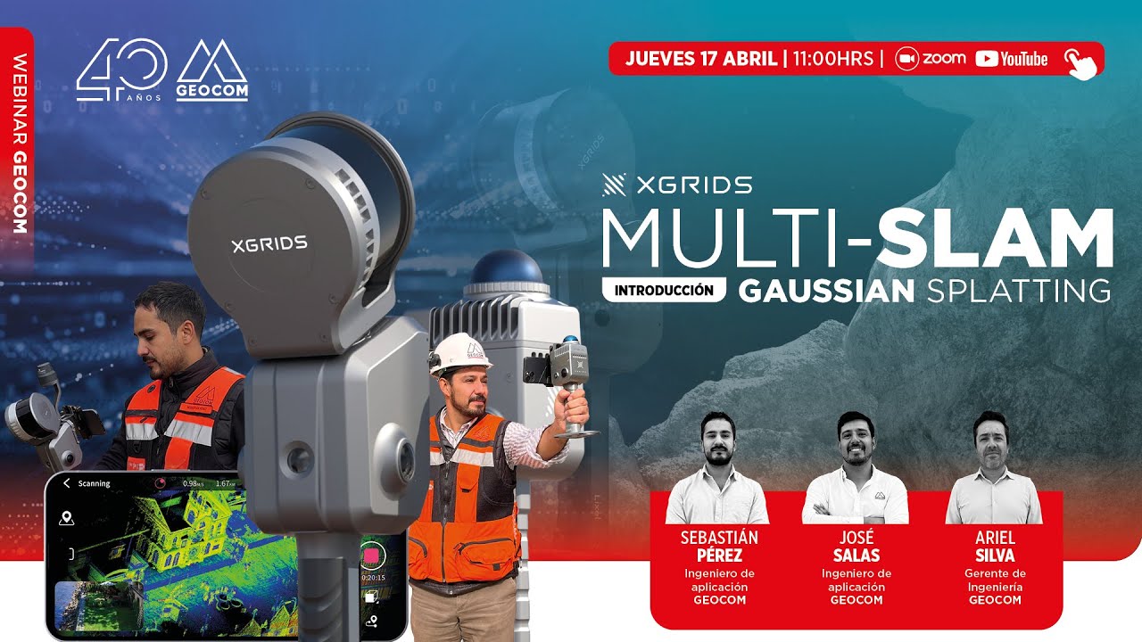 WEBINAR GEOCOM | Una Introducción a Multi-SLAM y Gaussian Splatting