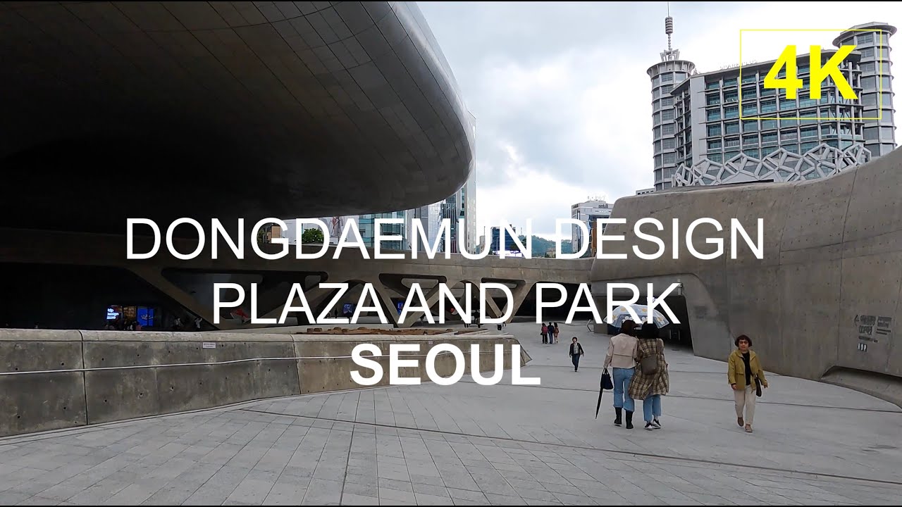 SEOUL | Dongdaemun Design Plaza & Park by Zaha Hadid | 4K Walk