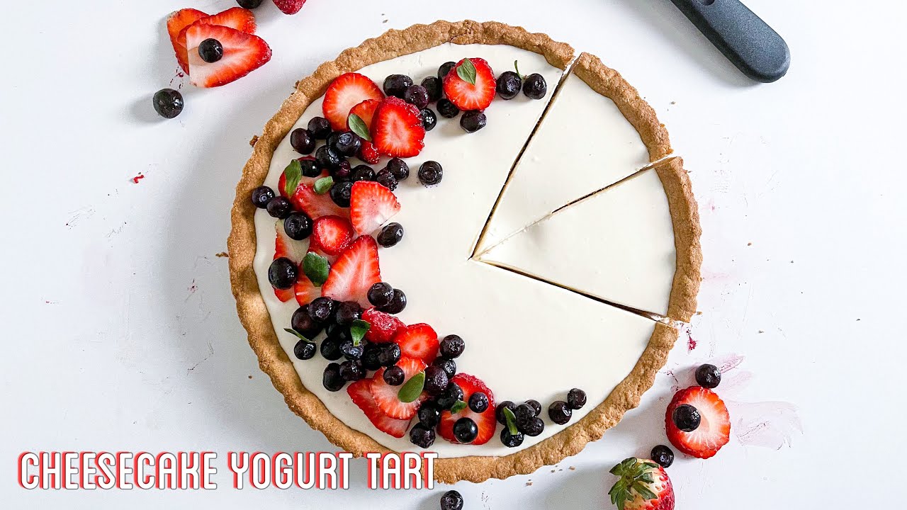Cheesecake Yogurt Tart (Gluten-free) ~ Perfect Summer Dessert | Cashew Cakery