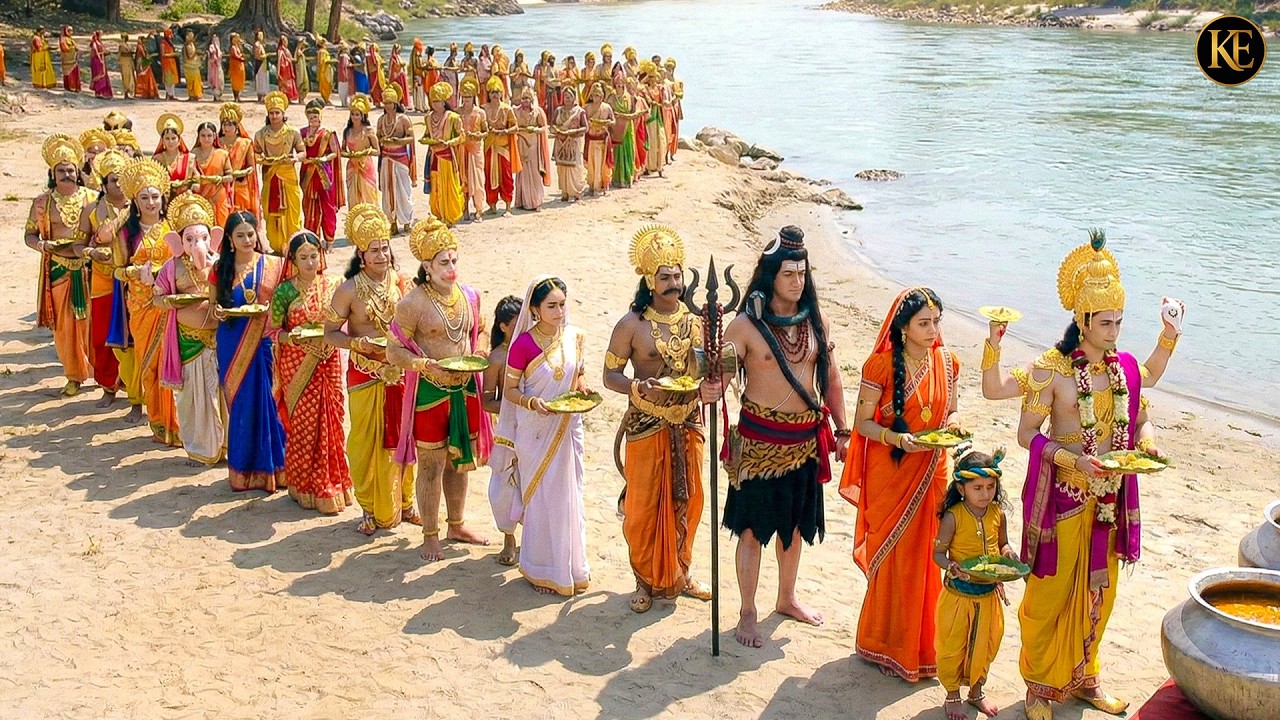 “गोकुल के भंडारे में सभी देवता खुशी-खुशी लाइन में लगे || यशोमती मईया के नंदलाला || Krishan leela