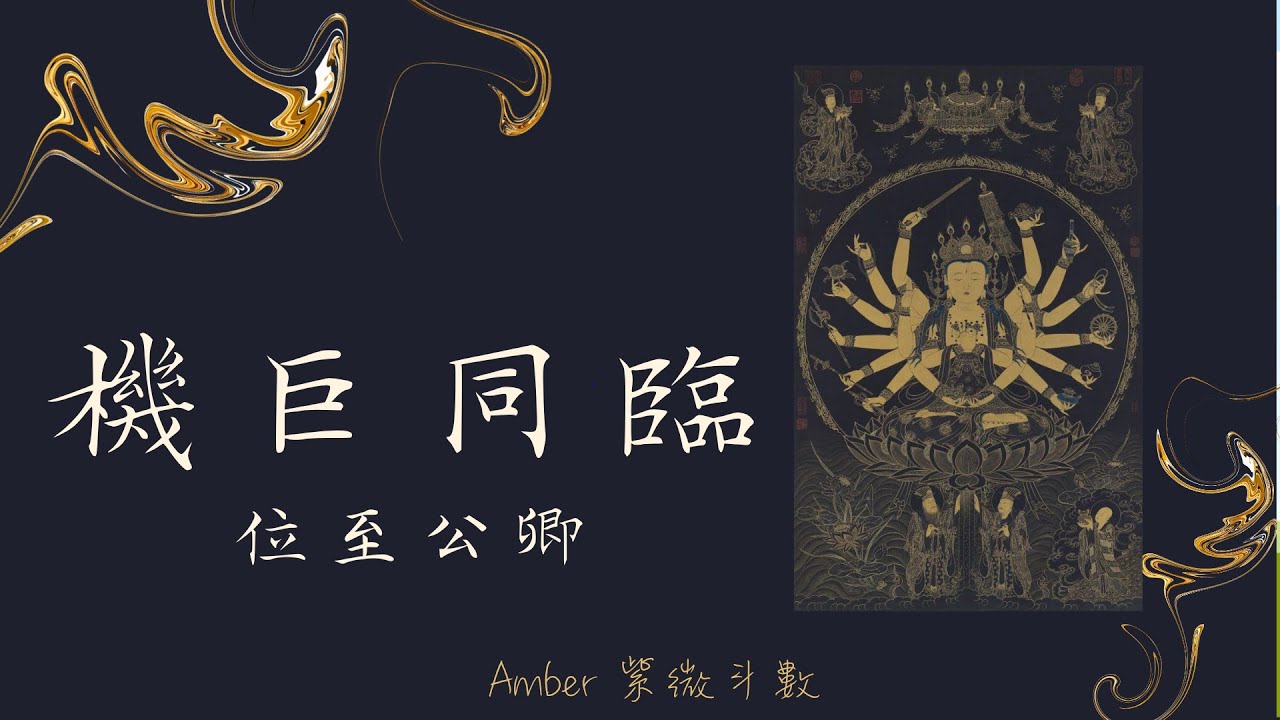 巨機同臨格 - 公卿之位 大富大貴? 實例研習 -- Amber．紫微斗數