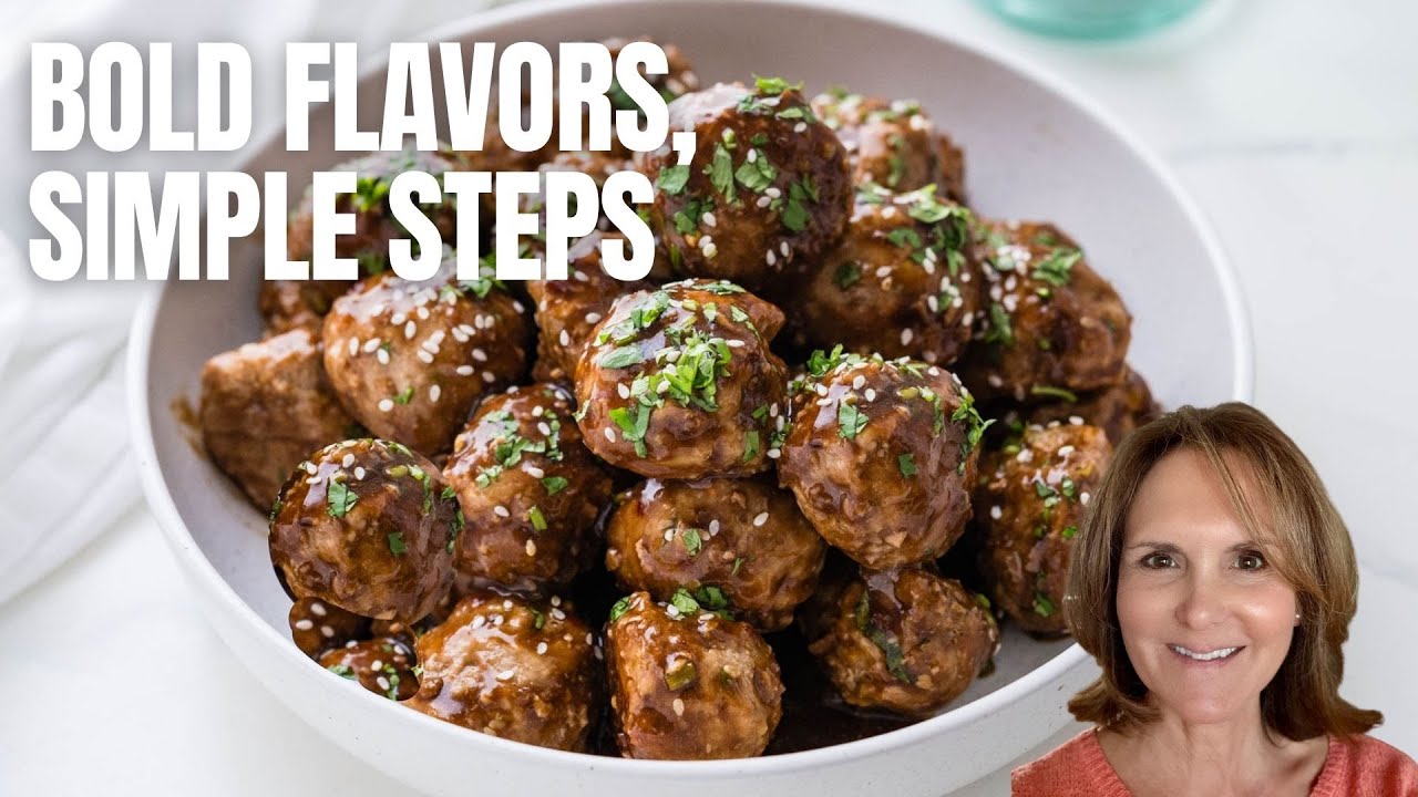 Glazed Asian Pork Meatballs (Easy Make-Ahead Recipe)