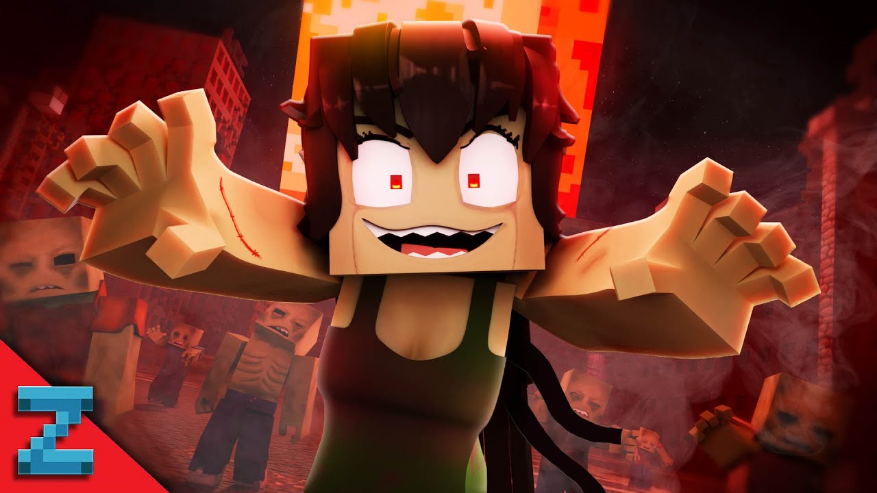 Zombie Girl 🧠 (Анимация музыкального видео Minecraft) 