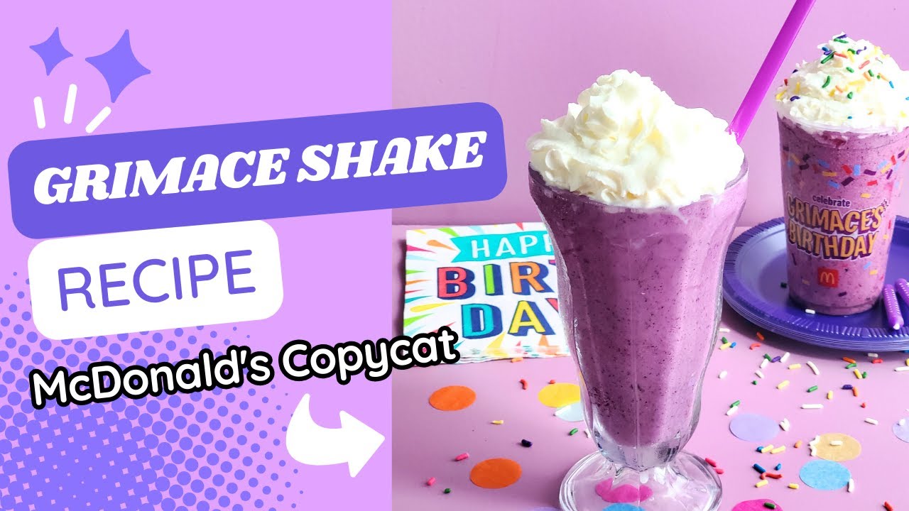 How to Make a Grimace Shake (McDonald's Copycat Recipe)