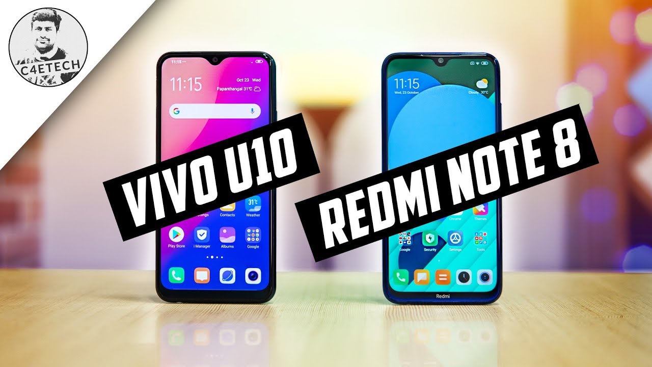 Сравнение Redmi Note 8 и Vivo U10 &mdash; лучший телефон до 10 тысяч? (на английском языке)