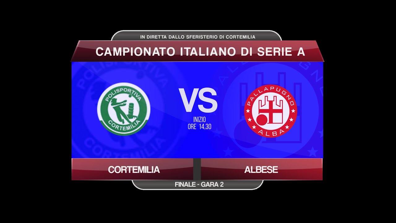 PALLAPUGNO | SERIE A | FINALE: NOCCIOLE MARCHISIO CORTEMILIA - TERRE DEL BAROLO ALBESE