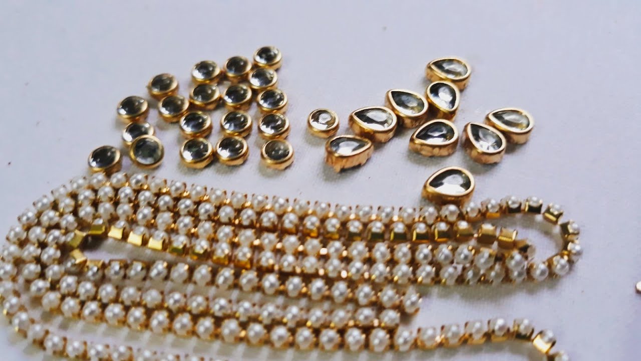 HOW TO MAKE BRIDAL WEAR EARRINGS//HANDMADE JEWELLERY//HOORIYA STYLE..