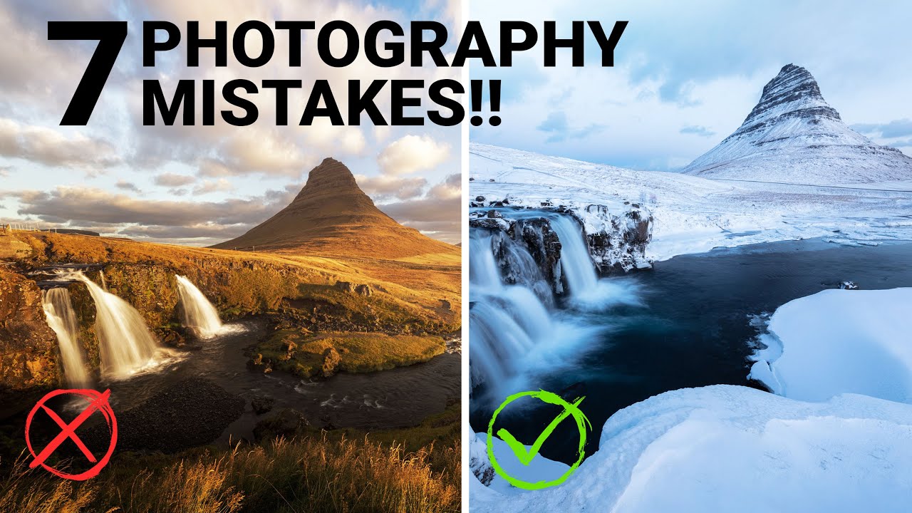 7 PHOTOGRAPHY MISTAKES to avoid right NOW!!