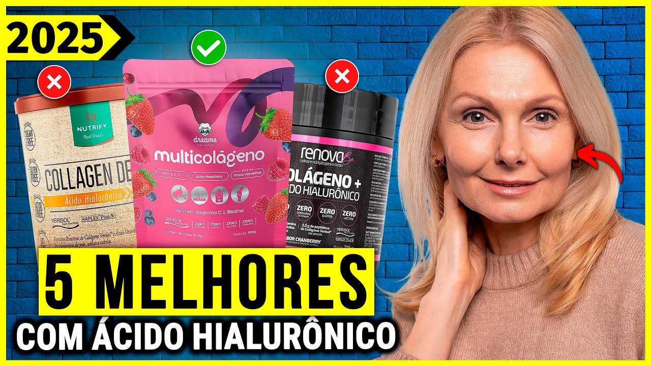 Os 5 Melhores Colágeno com Ácido Hialurônico Em 2025!
