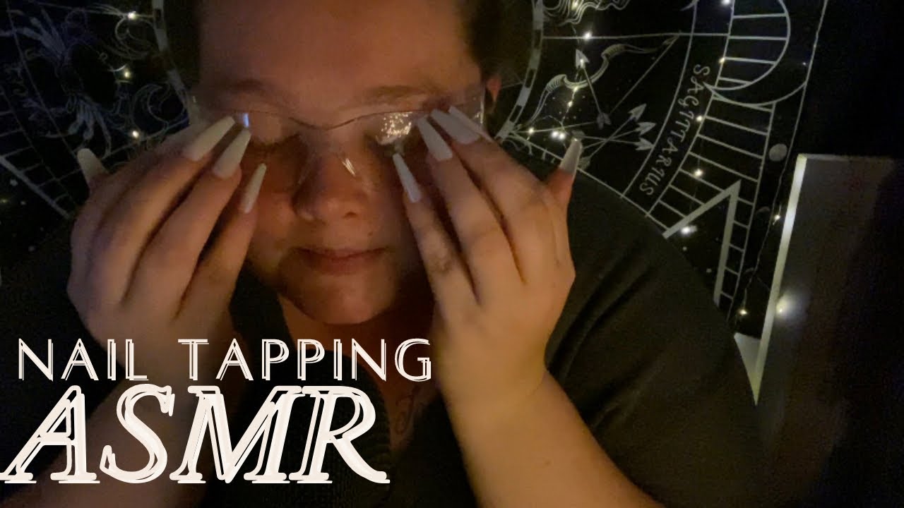 ASMR | LONG NAIL TAPPING TRIGGERS AND CLOSE WHISPERS