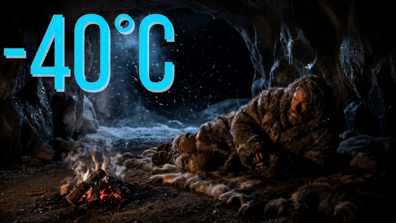 Сон при температуре -40°C — как люди ледникового периода пережили ночь.