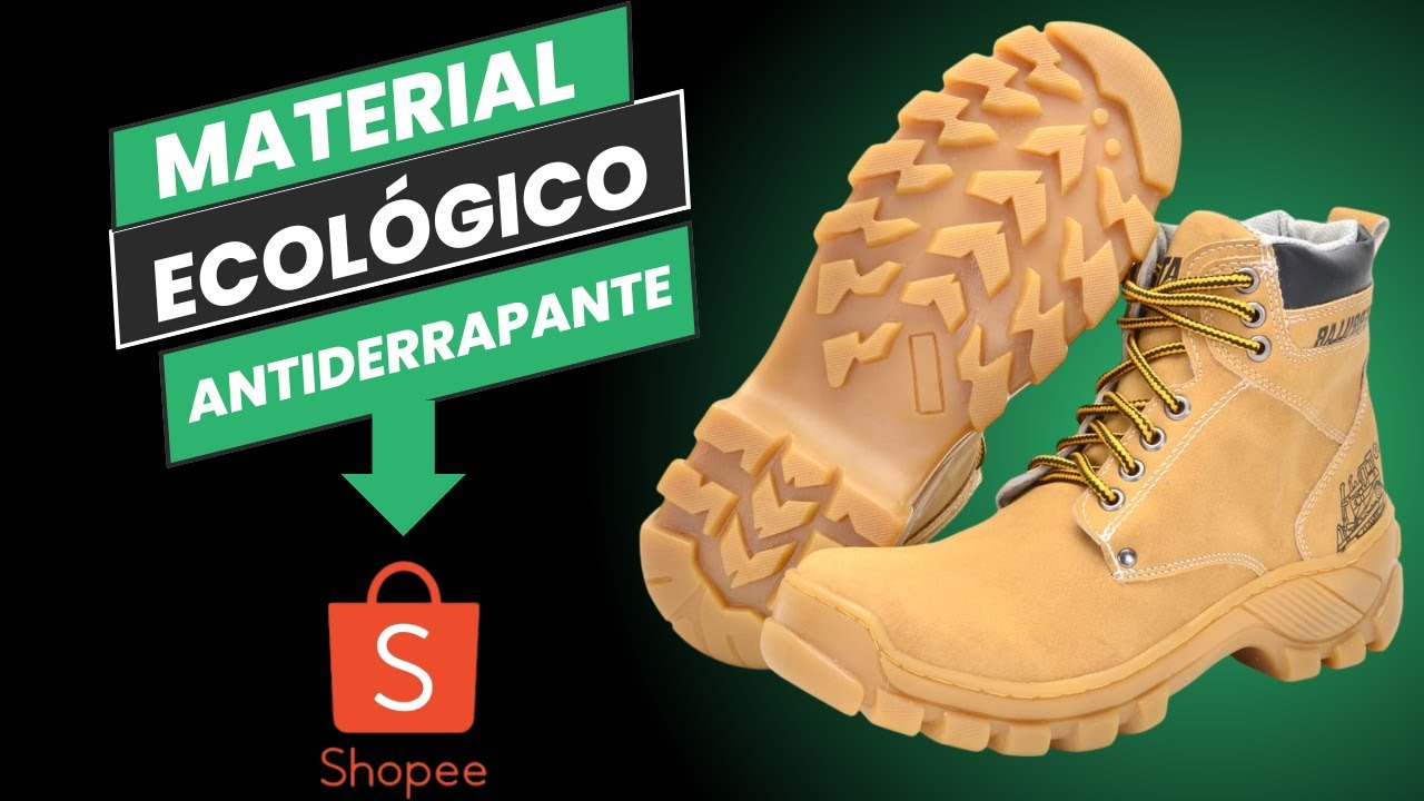 Bota Coturno CAT Bege Casual Couro Ecológico por MENOS de R$150 na Shopee!