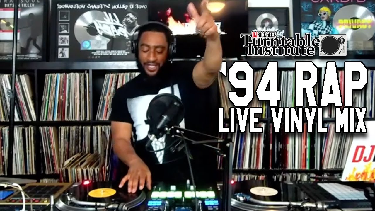 94 RAP - LIVE VINYL SET - DJ Rick Geez - Straight Fire Mix