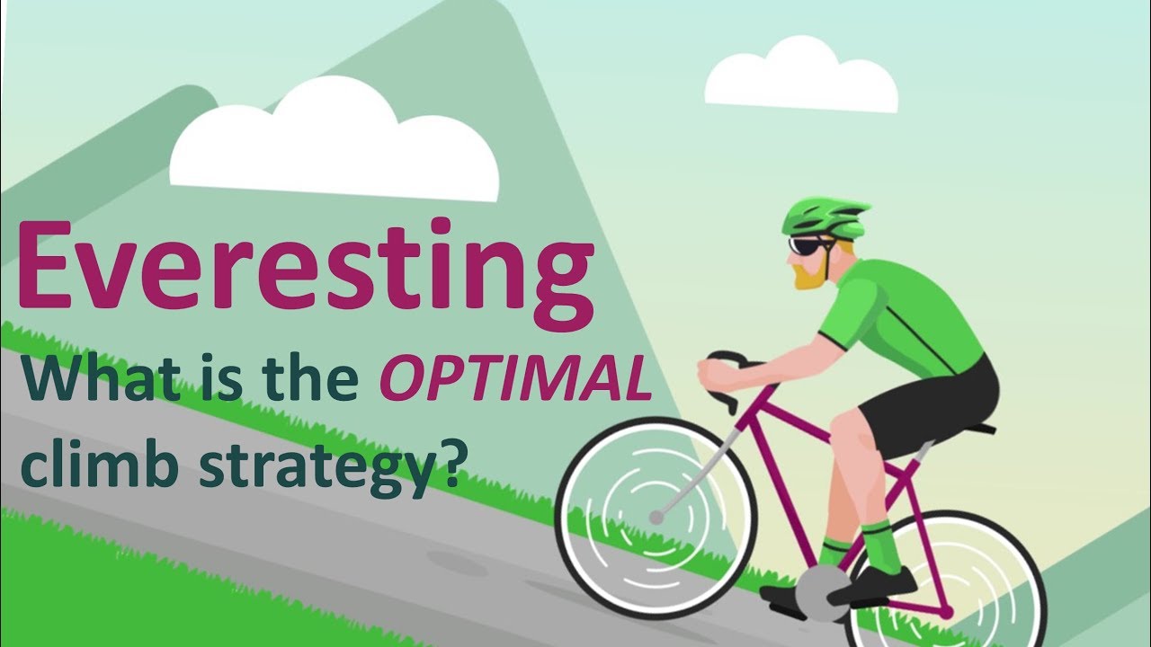 Everesting: What is the optimal climb and riding strategy?