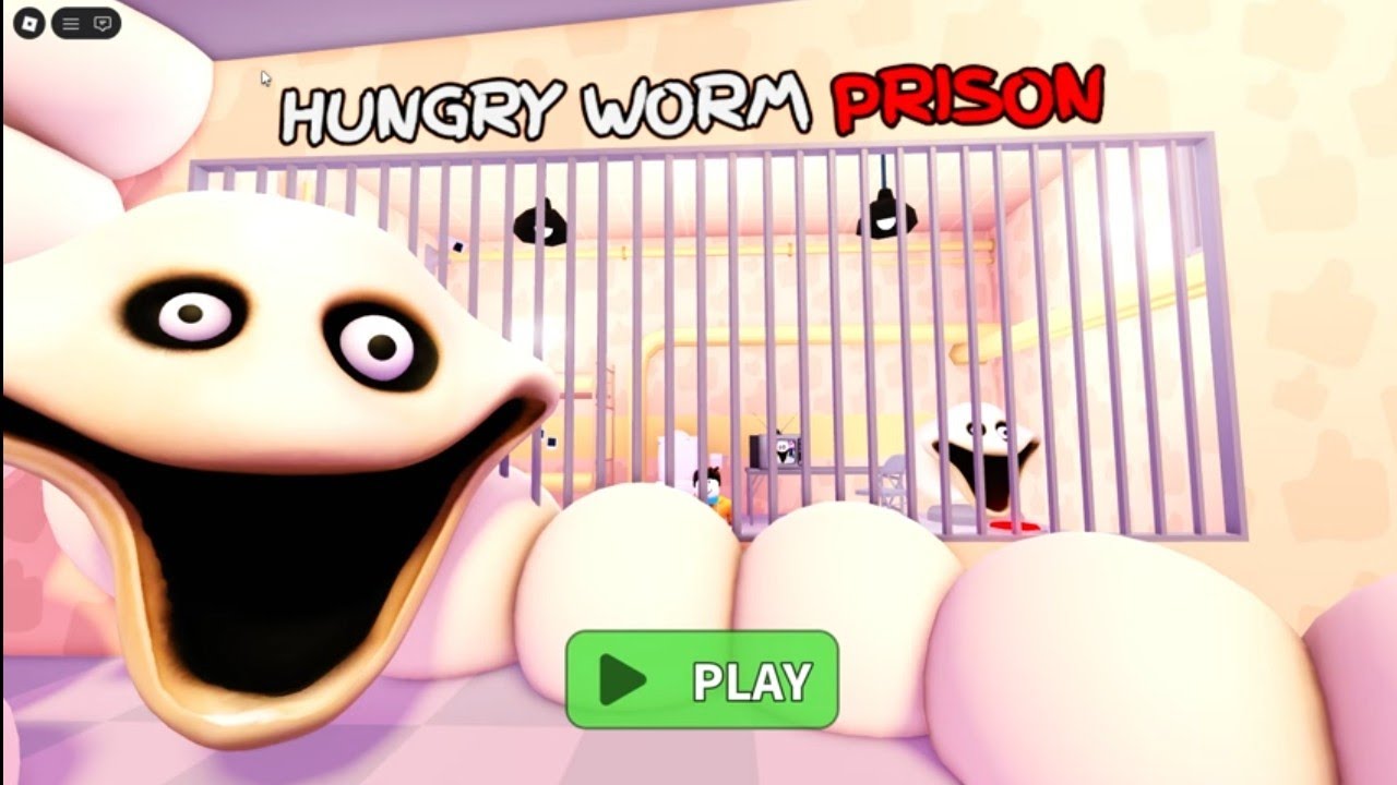 HUNGRY WORM PRISON RUN!!  2026GAME!! 🐛🐛