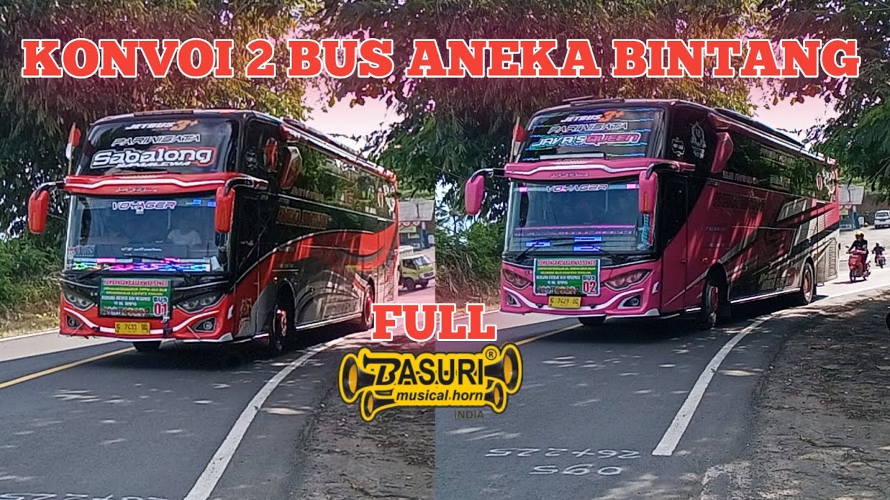 PESONA CORONG ATAS BUS ANEKA BINTANG SABALONG & JAVA'S QUEEN FULL BASURI... DENGERIN DEH!!!!