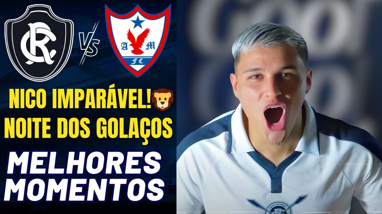 🦁👉NICO FOI SURREAL | REMO 3X0 ÁGUIA | Parazão 2026 | GOLS E MELHORES MOMENTOS! Leão Azulino