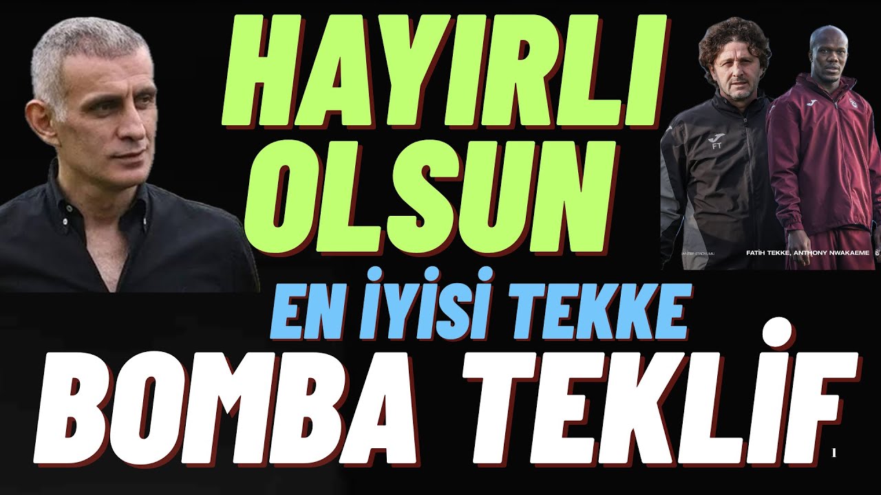 Hayırlı olsun ! Tff den bomba teklif ! En iyisi tekke #trabzonspor 