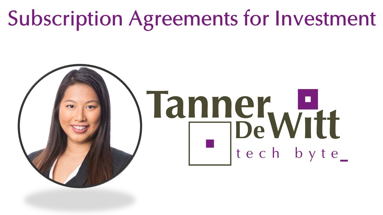 Subscription Agreements for Investment