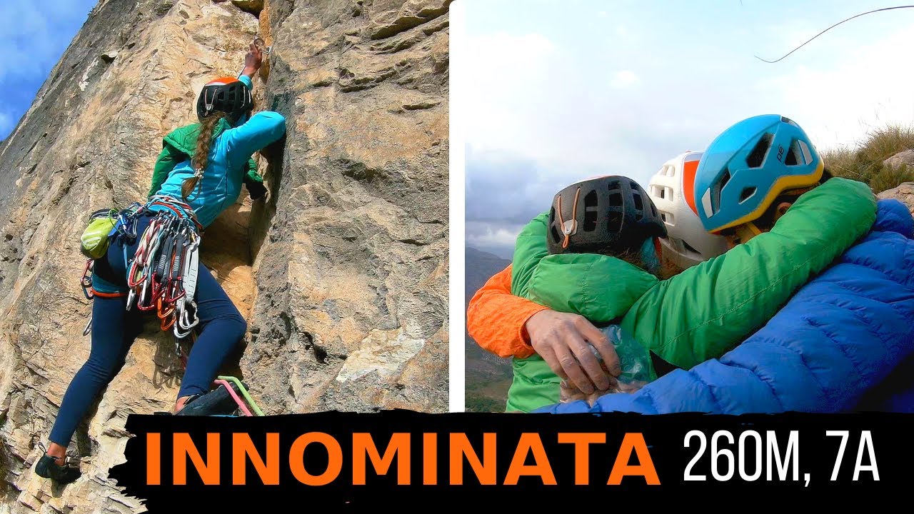 INNOMINATA (260m, 7a) con Guille y Alex *Día patagónico*
