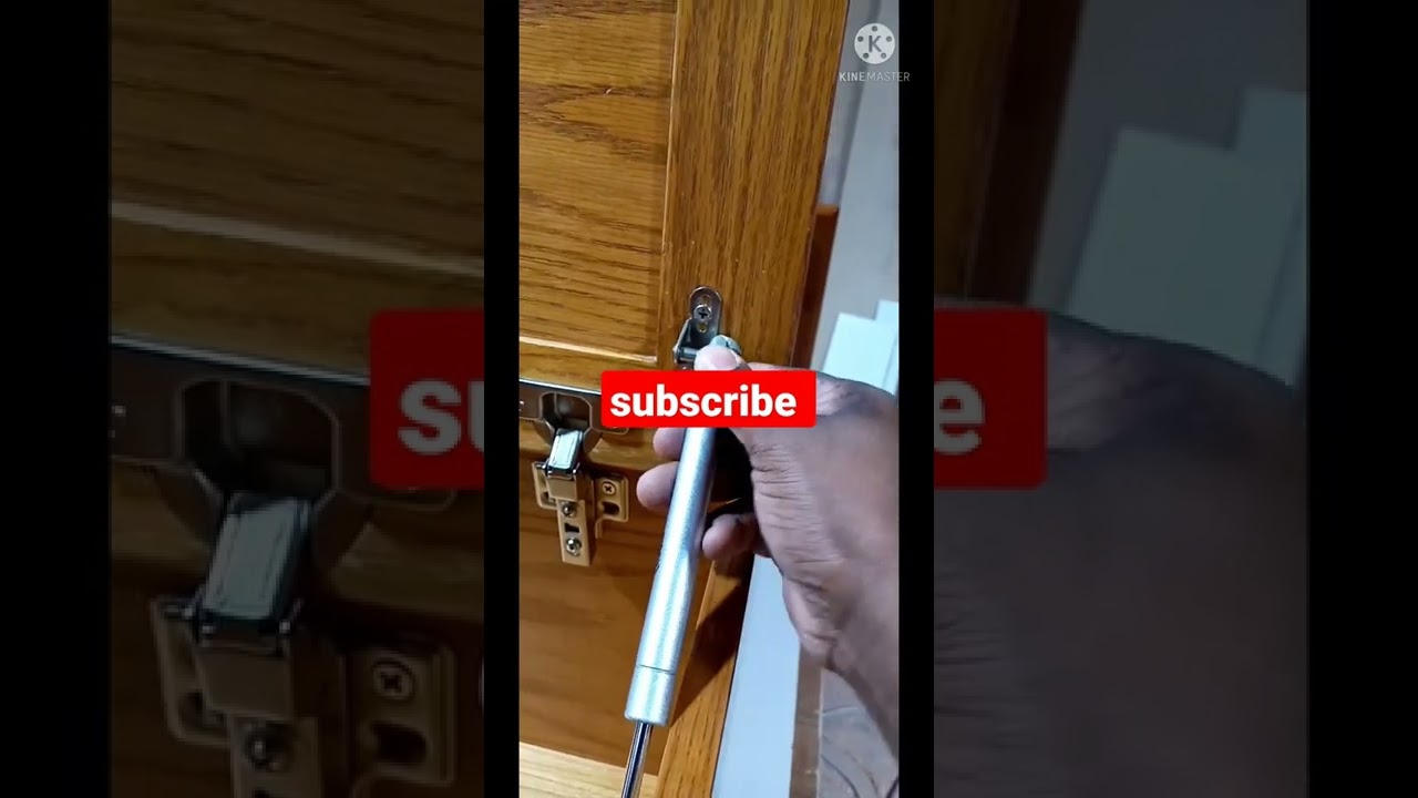 HOW TO INSTAL GAS STRUT KITCHEN DOOR # 