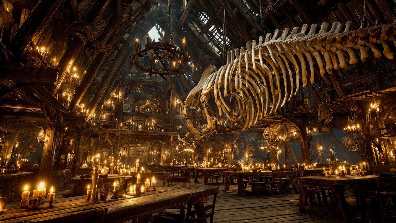 The Great Hall of Jarl | Medieval Soundscapes for Study and Sleep