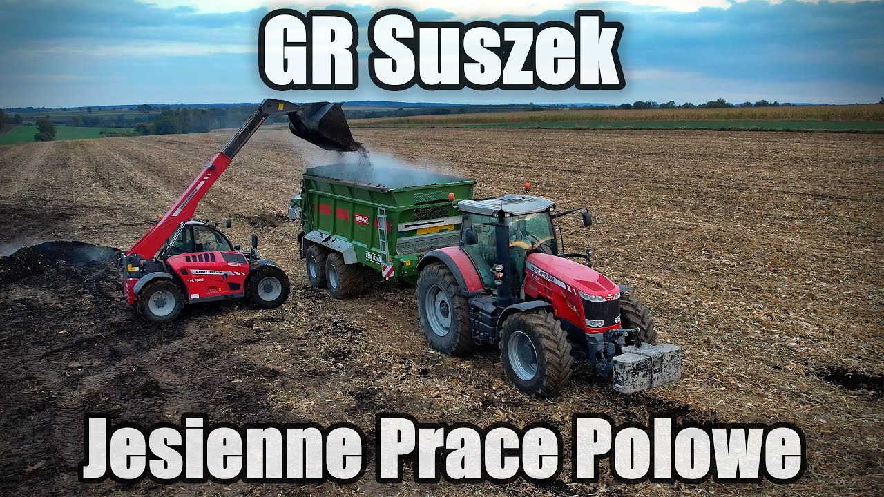 Jesienne prace polowe w GR Suszek!  MF 8732, 7475, 7465, 7030, Fendt 826, Horsch, Bergmann