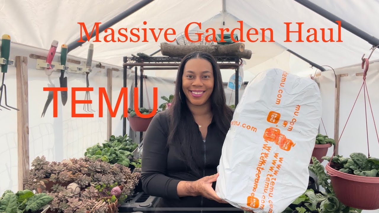 Massive Spring Temu Garden Haul 2024 #temu #temuhaul #temufinds