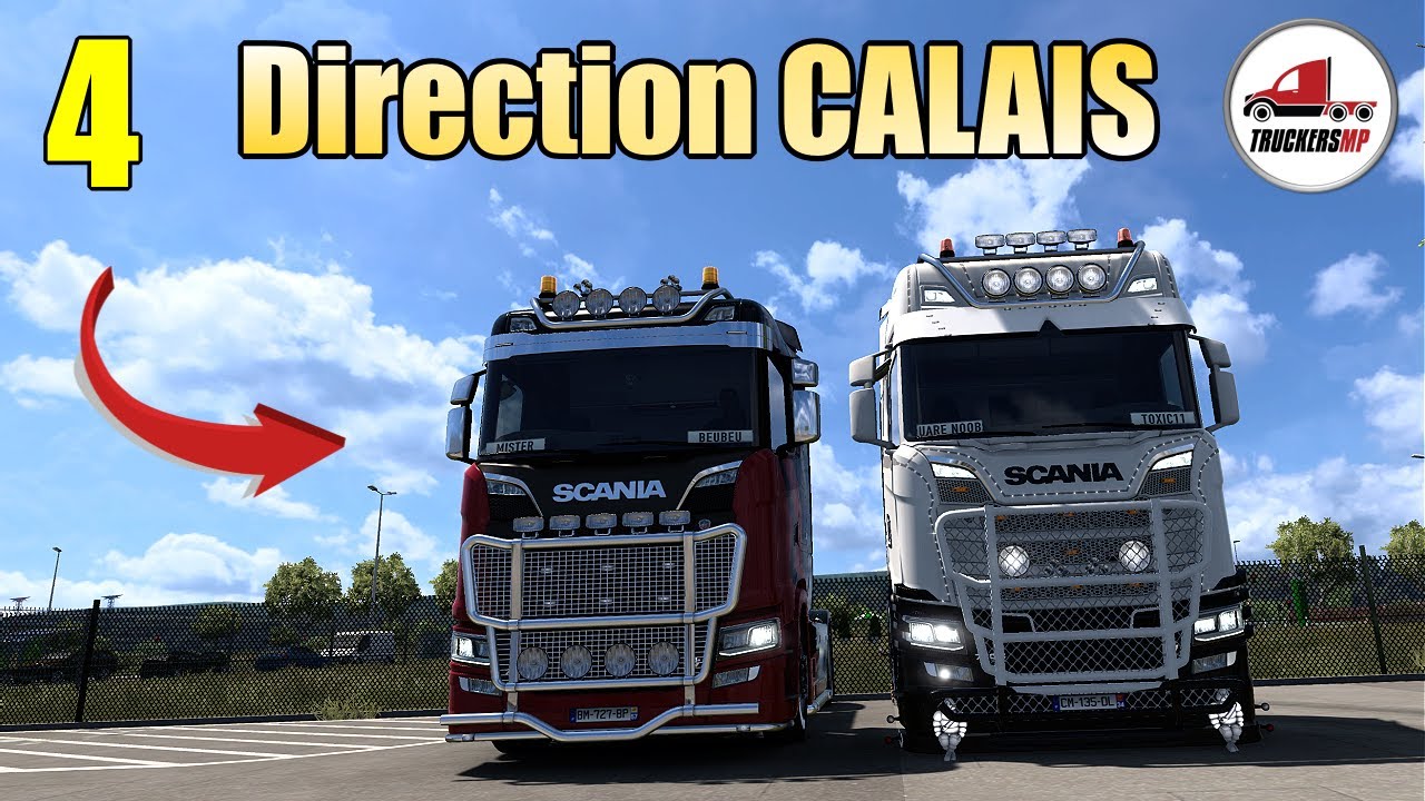 🚛DIRECTION CALAIS 💖LE TOUR DE L'EUROPE💖 TMP - TRUCKERSMP 🤣 ETS2 - Euro Truck Simulator 2