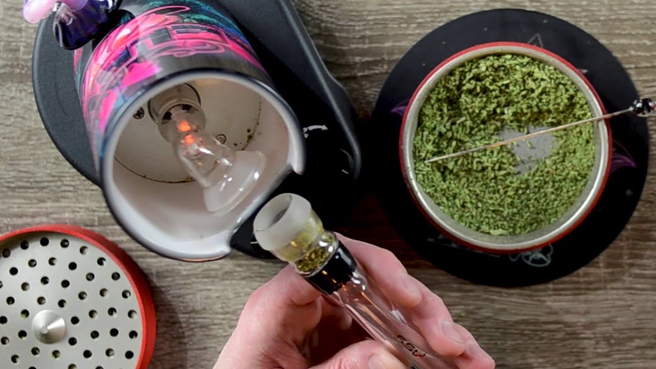 Silver Surfer Desktop Vaporizer - How to vape dabs with your flower 60sec