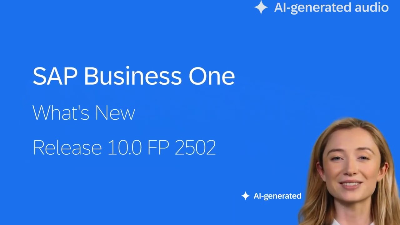 What's New in SAP Business One 10.0 FP 2502