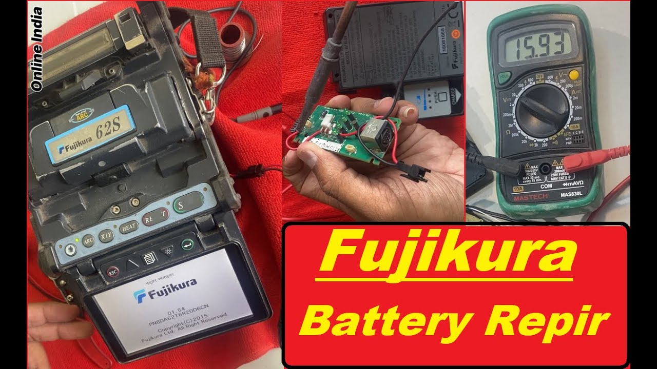 Save 18000/- Fujikura Splicing Machine Battery Repair | Circuit Failed | Use Again Same Battery