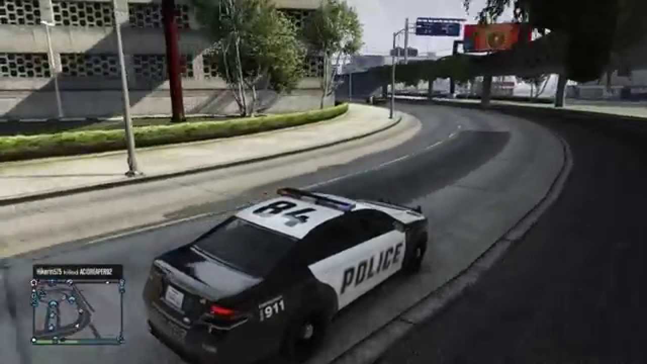 Playing As The LSPD: GTA V Online Episode 1