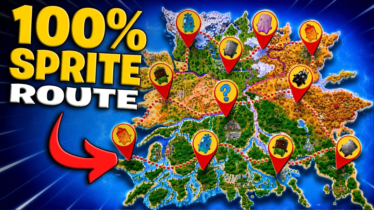 Я протестировал вирусный маршрут Sprite Route в Fortnite!